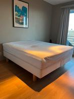 Boxspring Ikea Sultan 180x200cm, Beige, Enlèvement, Utilisé, 180 cm