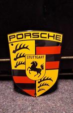 Emaille reclamebord, bordje Porsche logo, GRATIS verzenden., Verzamelen, Merken en Reclamevoorwerpen, Ophalen of Verzenden, Nieuw