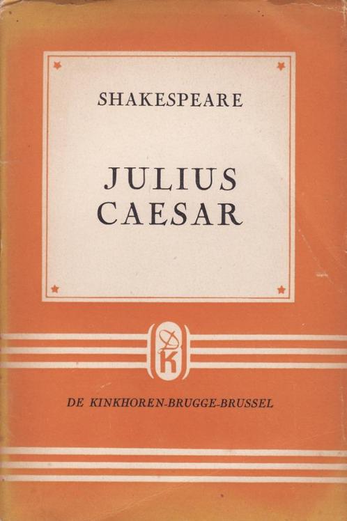 Julius Caesar Shakespeare Dr R.M.S. Van Den Raevenbusch, Antiek en Kunst, Antiek | Boeken en Manuscripten, Ophalen of Verzenden