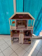 Poppenhuis groot model, Kinderen en Baby's, Ophalen, Zo goed als nieuw, Poppenhuis