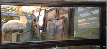 Afzelia ramen dubbel glas beschikbaar voor biedingen