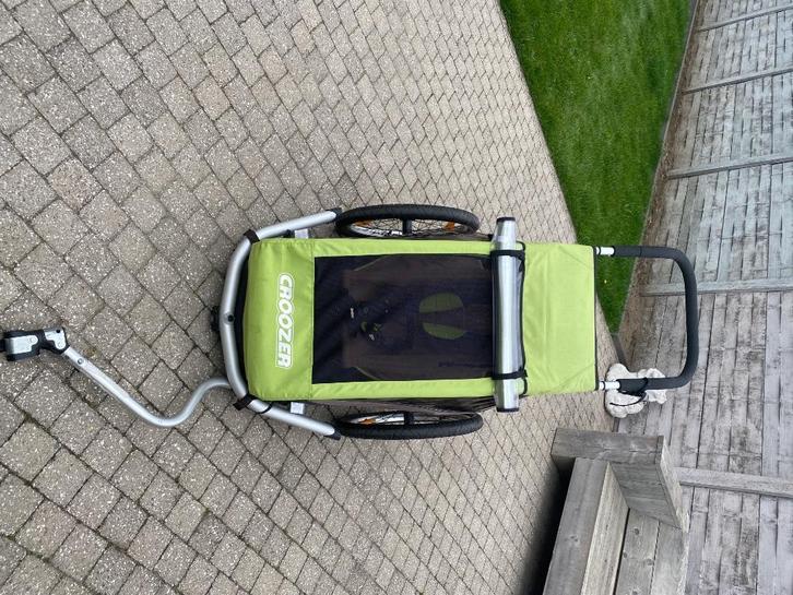Fietskar croozer kid voor 1, Fietsen en Brommers, Fietsaccessoires | Aanhangwagens en Karren, Gebruikt, Kinderkar, Opvouwbaar