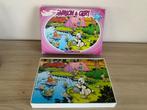 Puzzel 99 stukken Samson en Gert kamperen, Ophalen, Meer dan 50 stukjes, Gebruikt, 6 jaar of ouder