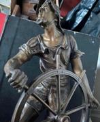 Statue marin signée, Enlèvement