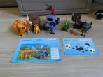 Playmobil 9434 Offroader met dinovangnet + 6939 Wild life, Ophalen, Zo goed als nieuw, Complete set