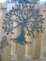 Levensboom aan de muur in smeedijzeren pat bruin... promo 65, Tuin en Terras, Tuinwanddecoratie, Nieuw, Ophalen of Verzenden