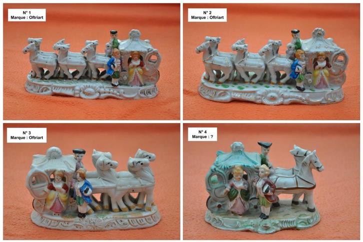 Lot de 31 carrosses (décoration maison), Antiek en Kunst, Antiek | Keramiek en Aardewerk, Ophalen
