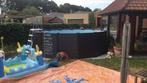 Intex graphite panel set opbouw zwembad rond  478 x H124 cm, Jardin & Terrasse, Piscines, Comme neuf, 120 cm ou plus, 300 cm ou plus