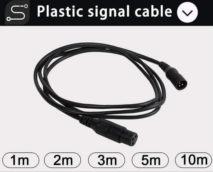 Nieuwe First Class Waterdichte Dmx Kabels 2m, Muziek en Instrumenten, Licht en Laser, Nieuw, Geluidgestuurd, Kleur, Stroboscoopeffect