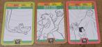 Jungle Book: 3 verzamelkaarten Disney Colour Magic, Verzamelen, Ophalen of Verzenden, Leeuwenkoning of Jungle Boek, Zo goed als nieuw