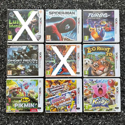 Jeux Nintendo 3DS, partie #1, Consoles de jeu & Jeux vidéo, Jeux | Nintendo 2DS & 3DS, Comme neuf, Enlèvement ou Envoi