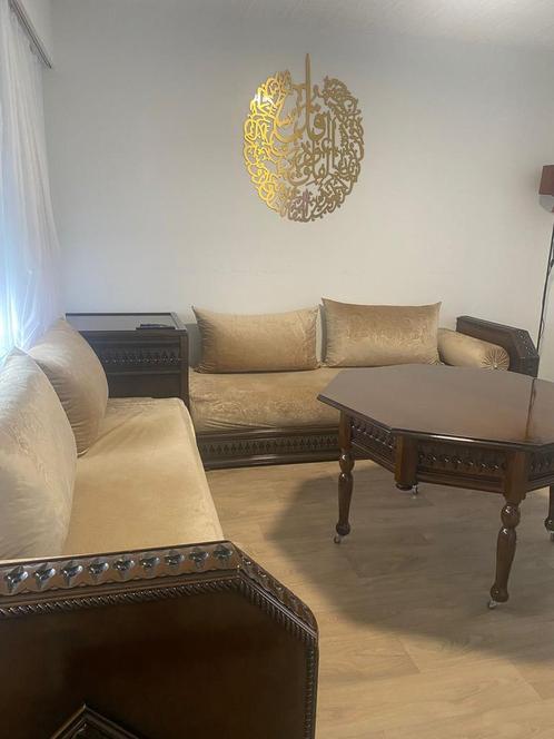 Marokkaanse salon, Huis en Inrichting, Zetels | Complete zithoeken, Gebruikt, Hout, Ophalen