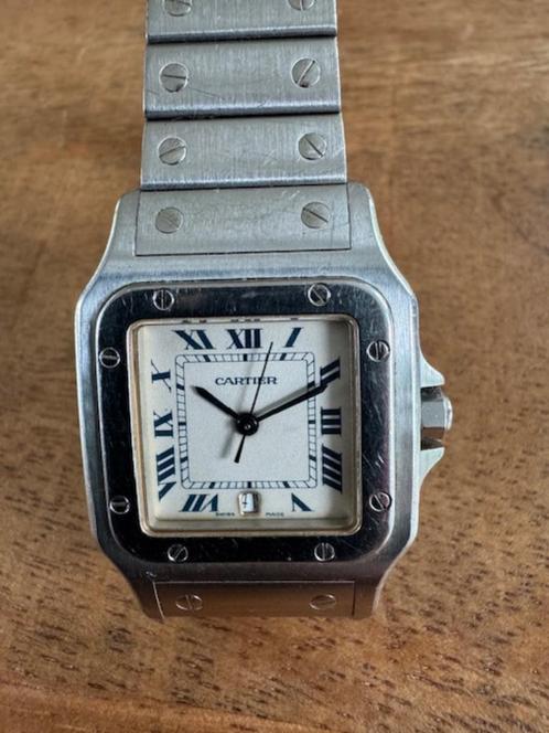 Originele Cartier Santos Galbee 1564, Handtassen en Accessoires, Horloges | Heren, Zo goed als nieuw, Polshorloge, Overige merken