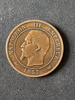 Munteenheid Frankrijk Napoleon III 10 centimes w 1857, Frankrijk