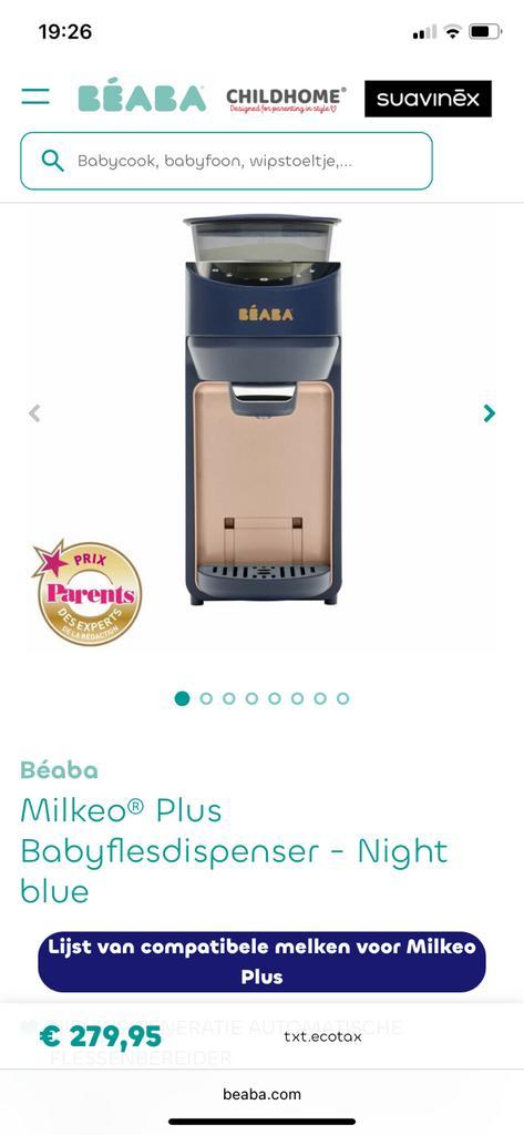 Beaba Milkeo Plus melkmachine (=babybrezza), Elektronische apparatuur, Overige elektronische apparatuur, Nieuw, Ophalen of Verzenden