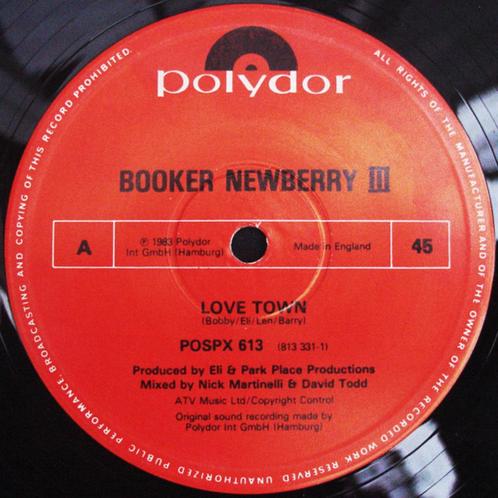 Booker Newberry III - Love Town / Doen wat natuurlijk komt, Cd's en Dvd's, Vinyl | R&B en Soul, Gebruikt, R&B, 1980 tot 2000, 12 inch