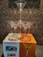 6 nieuwe cocktail glazen Wortegemsen, Verzamelen, Glas en Drinkglazen, Ophalen