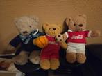 2 Coca-Cola beertjes, 1 Turkish airlines beertje, Verzamelen, Beren en Cherished Teddies, Ophalen, Gebruikt