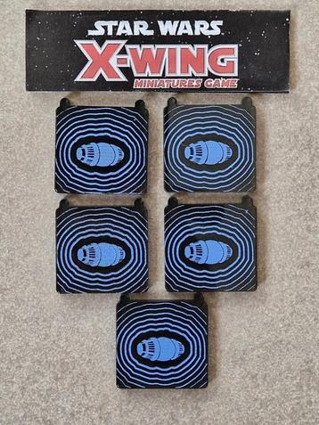 Star Wars X-Wing V2 5 Seismic Charges Acrylic tokens FFG beschikbaar voor biedingen