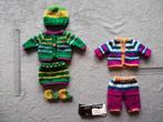 Poppenkleertjes, 2 sets nieuw gebreid, Ophalen of Verzenden, Nieuw, Breien, Naald