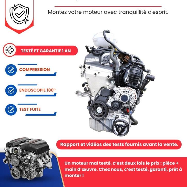 Moteur neuf d'usine complet vw golf vii tiguan, Autos : Pièces & Accessoires, Moteurs & Accessoires, Seat, Neuf, Enlèvement ou Envoi