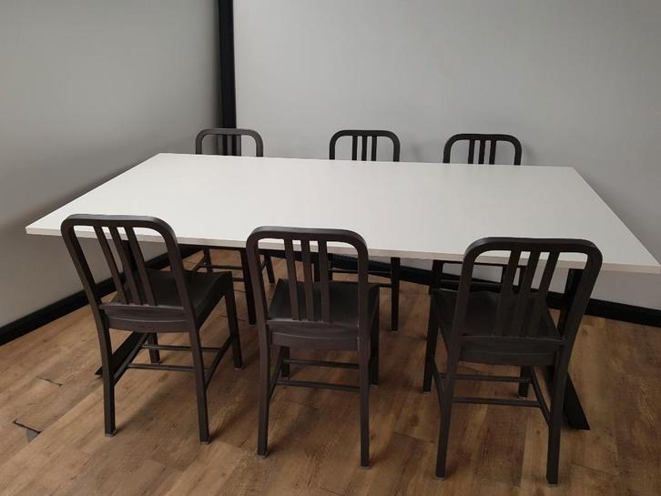 Vergadertafel 200x100, Huis en Inrichting, Woonaccessoires | Wandplanken en Boekenplanken, Ophalen