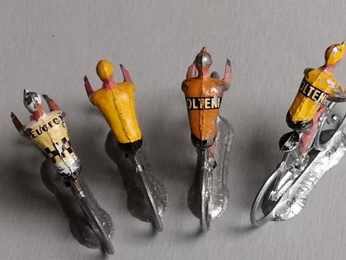 EDDY  MERCKX  4 metalen coureurkes, Antiek en Kunst, Antiek | Speelgoed, Verzenden