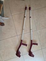 Twee krukken. Twee verstelbare wandelstokken. Klemstok., Diversen, Loopkrukken, Ophalen, In hoogte verstelbaar, Zo goed als nieuw