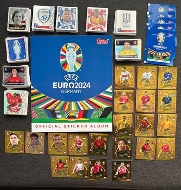 Euro 2024 Germany Full set van 707 stickers met Gouden sp s beschikbaar voor biedingen