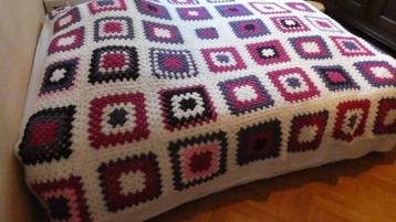 couvre-lit crochet