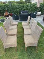 Tuinstoelen in rotan., Tuin en Terras, Ophalen, Gebruikt, Rotan