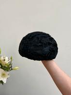 Zwarte bonte dameshoed, Ophalen, Gedragen, 55 cm (S, 6⅞ inch) of minder, Hoed