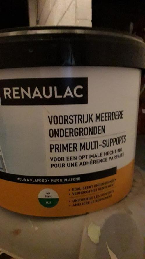 peinture primer blanc Renaulac, Bricolage & Construction, Plaques & Panneaux, Neuf, Autres matériaux, 20 à 50 mm, Enlèvement ou Envoi