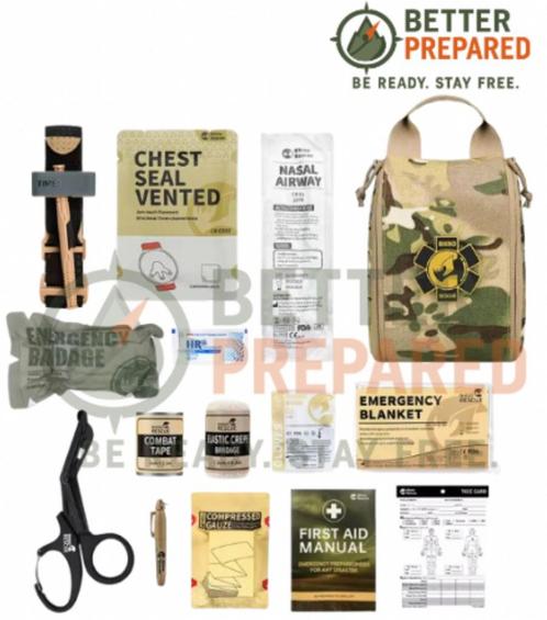 Rhino Rescue IFAK 002M – Camo EHBO set met tourniquet, Verzamelen, Militaria | Algemeen, Verzenden