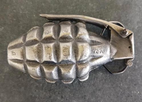 Buckle 'handgranaat', Kleding | Heren, Riemen en Ceintuurs, Zo goed als nieuw, Ophalen of Verzenden