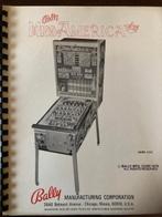 BALLY BINGO MISS AMERICA DE LUX MANUEL + SCHEMA, Collections, Machines | Machines à sous, Enlèvement ou Envoi, Comme neuf