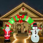 Opblaasbare Welkomstboog Met kerstman & Sneeuwman Met Led's., Diversen, Kerst, Ophalen of Verzenden, Nieuw
