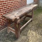 Werkbank van massief hout, Ophalen, Gebruikt