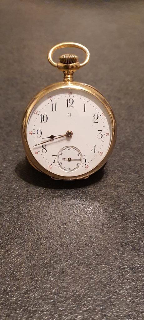 ️ Lot de 4 montres anciennes à gousset – Or 18k – Parfait, Handtassen en Accessoires, Horloges | Antiek, Goud, Ophalen of Verzenden