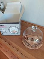 cloche à fromage en verre et bois, marque Gusta, Neuf, Enlèvement ou Envoi, Verre, Balance ou Balances