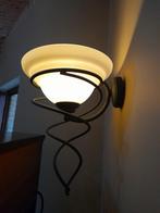 wandverlichting, Huis en Inrichting, Lampen | Wandlampen, Glas, Gebruikt, Ophalen