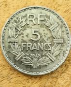 5 francs lavrillier 1948, Ophalen of Verzenden