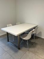 Moderne tafel + 4 stoelen, Huis en Inrichting, Tafels | Eettafels, Ophalen, Gebruikt, 50 tot 100 cm, 150 tot 200 cm