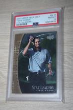 Graded Card Tiger Woods Stat Leaders 2001upper Deck Golf, Verzamelen, Ophalen of Verzenden, Nieuw, Tv, Foto of Kaart