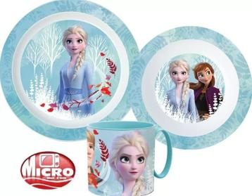 Disney Frozen Kinderservies met Mok - Magnetron beschikbaar voor biedingen