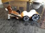 Kleine decoratie, paard dat een kar trekt - H 6 x B 14, Kinderen en Baby's, Ophalen of Verzenden