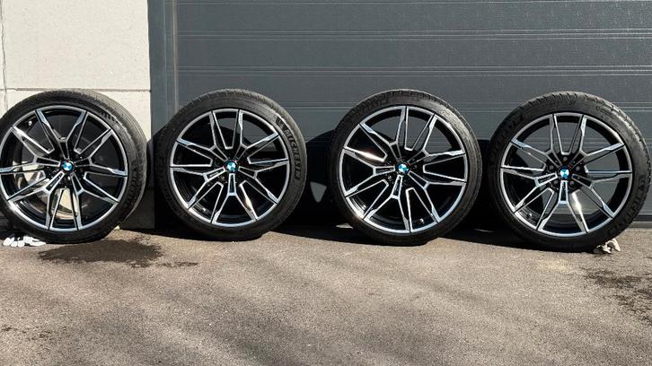 BMW M4 M3-M2 VELGEN + BANDEN - onberispelijke staat, Auto-onderdelen, Banden en Velgen, Velg(en), Zomerbanden, 20 inch, 285 mm