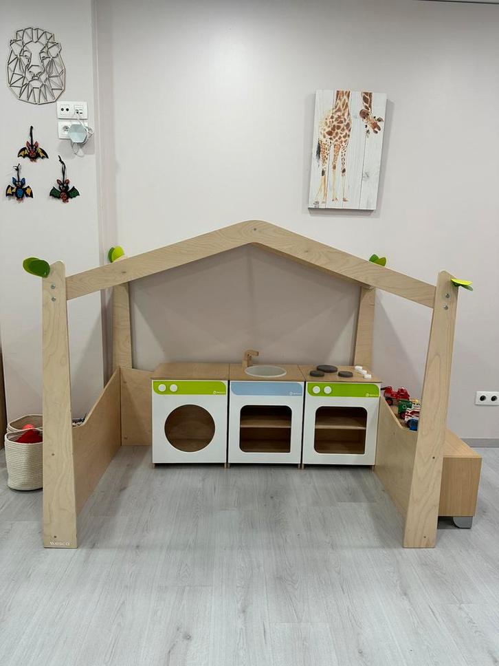 Wesco Huisje BABI Up L. 160 cm Keuken Chef, Kinderen en Baby's, Speelgoed | Speelkleden, Gebruikt, Ophalen