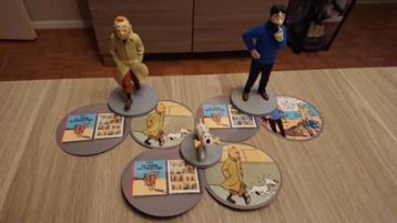 Figurines Tintin, Capitaine Haddock et Milou