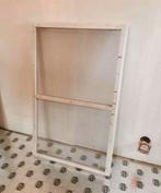 2 houten vliegenramen wit geschilderd, Moins de 200 cm, Enlèvement, Utilisé, Moins de 80 cm